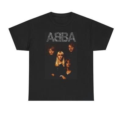 Abba Graphic Unisex Korte Mouw Cadeau fans T-shirt, maat S-4XL