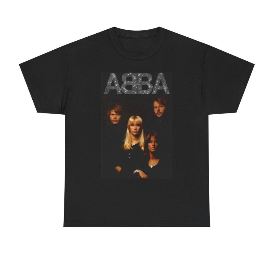 Abba Graphic Unisex Tričko s krátkým rukávem pro fanoušky jako dárek, velikost S-4XL