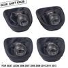 5/6 Speed Manual Car Gear Shift Knob Shifter Lever Stick Gaiter Boot Cover Case For Seat Leon 2006 2007 2008 2009 2010 2011 2012