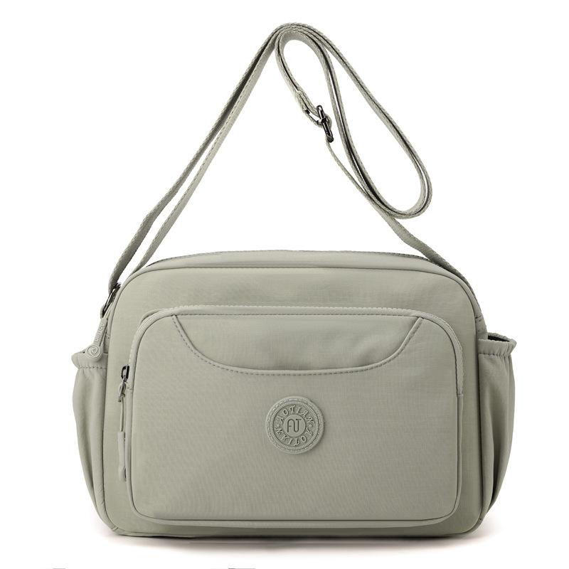 Women's Multi-Layer Shoulder Bag Solid Color Crossbody Bag Mother Bag