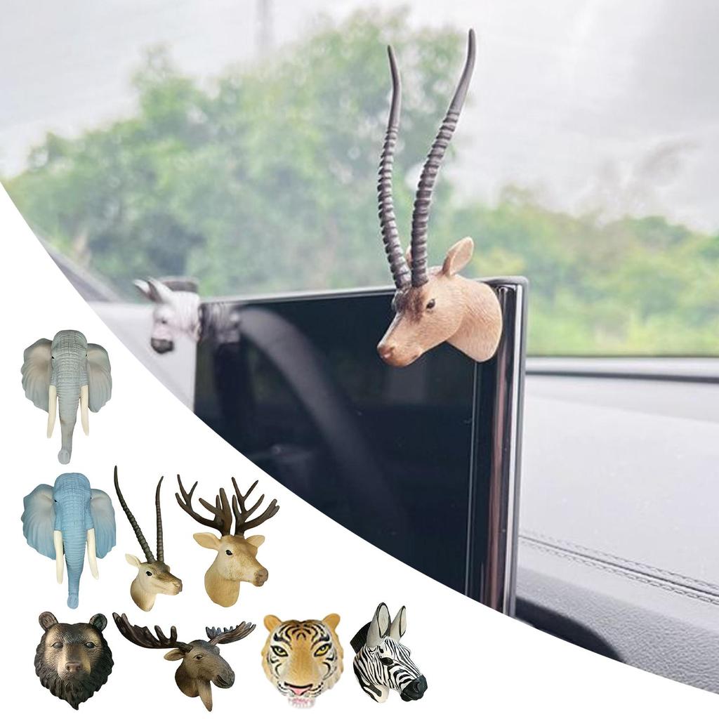 Animal Magnets For Fridge Adhesive Animal Fridge Magnets For Toddler 8 Pieces 3D Decor Aesthetic Toy For Halloween Christmas