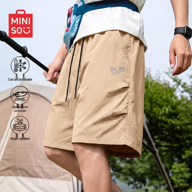 MINISO Men's Cool Touch Outdoor Functional Cargo Shorts