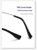 Bestfen BW9905B Retro Polygonal Titanium Wide Rim High-Power Myopia Eyeglass Frame