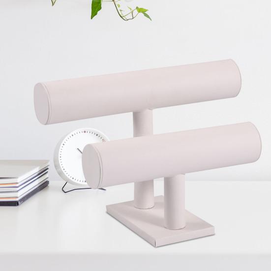 Doppelstöckiger Armbandständer, horizontaler Uhrenständer für den Schreibtisch, für die Kommode im Schlafzimmer