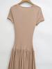 Women's Summer Spicy V-Neck Lace Patchwork Slim-Fit Long Dress
