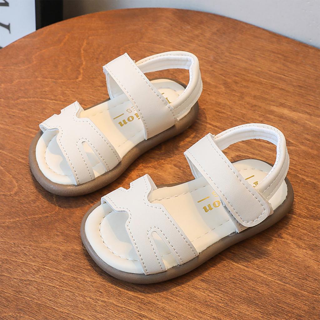 Girls Summer Sandals Adjustable Strap Open Toe Casual Beach Shoes Lightweight Breathable Design Soft Sole for Toddlers and Kids