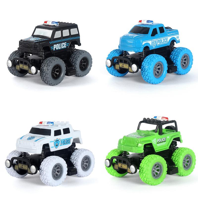 Children's Four-Wheel Drive Off-Road Stunt Car - Durable Inertial Toy Model