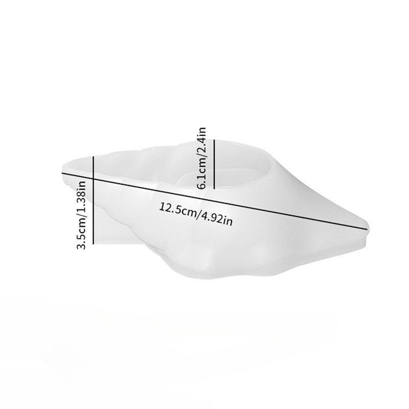 

2 шт., силиконовые формы для цветочных горшков, сделай сам, морская ракушка, форма для свечей, коробка для хранения, бетонная форма для гипса, домашний декор, ремесло