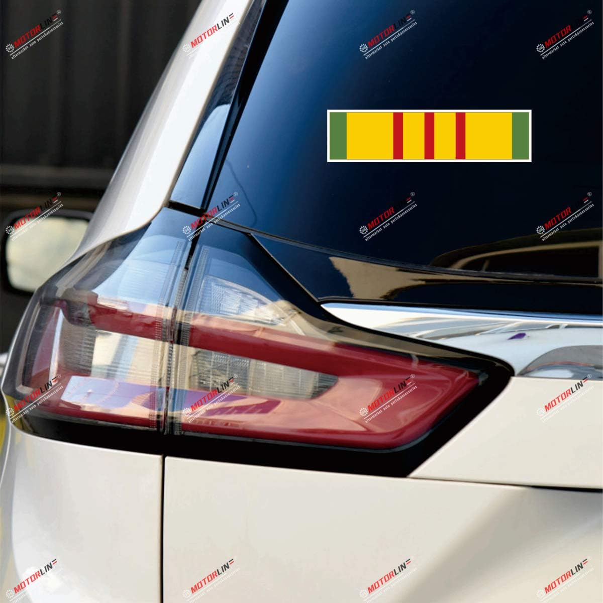 4X Glossy 6 Vietnam Service Ribbon Decal Sticker Car Laptop Window Vinyl