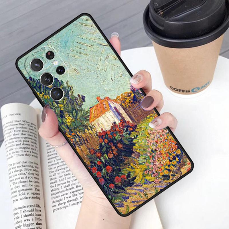 Custodia per telefono con Pittura a Olio di Van Gogh per Samsung Galaxy S24 S25 Ultra S21 S22 Ultra S10E Note 10 Plus Note 20 FE S23