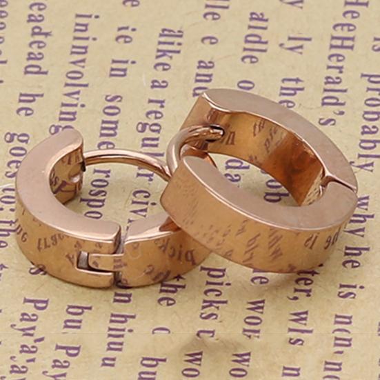 Cercei rotunji Safe Unsex Unisex Clip rotund pentru ureche din oțel inoxidabil