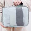 4Pcs/Set Luggage Bag Zipper Closure Folding Visible High Capacity with Handle Travel Toiletries Cosmetic Sundries Organizer Home Supply