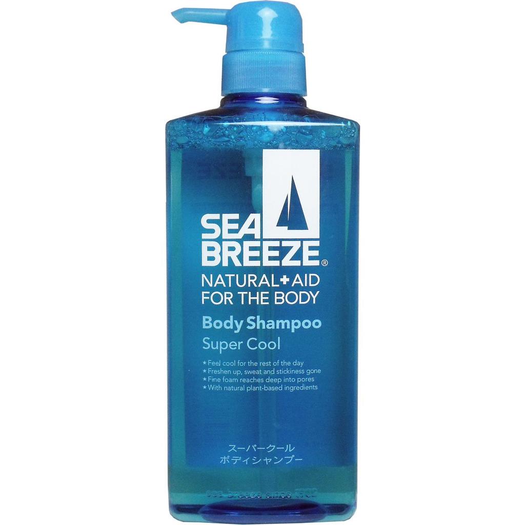 Sea Breeze Super Cool Body Shampoo 600ml X 2 Sets [Bulk Purchase]