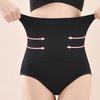 Calcinha feminina cintura alta controle de barriga bumbum levantado ótima elasticidade macio anti-séptico listrado suporte de barriga respirável calcinha esportiva feminina