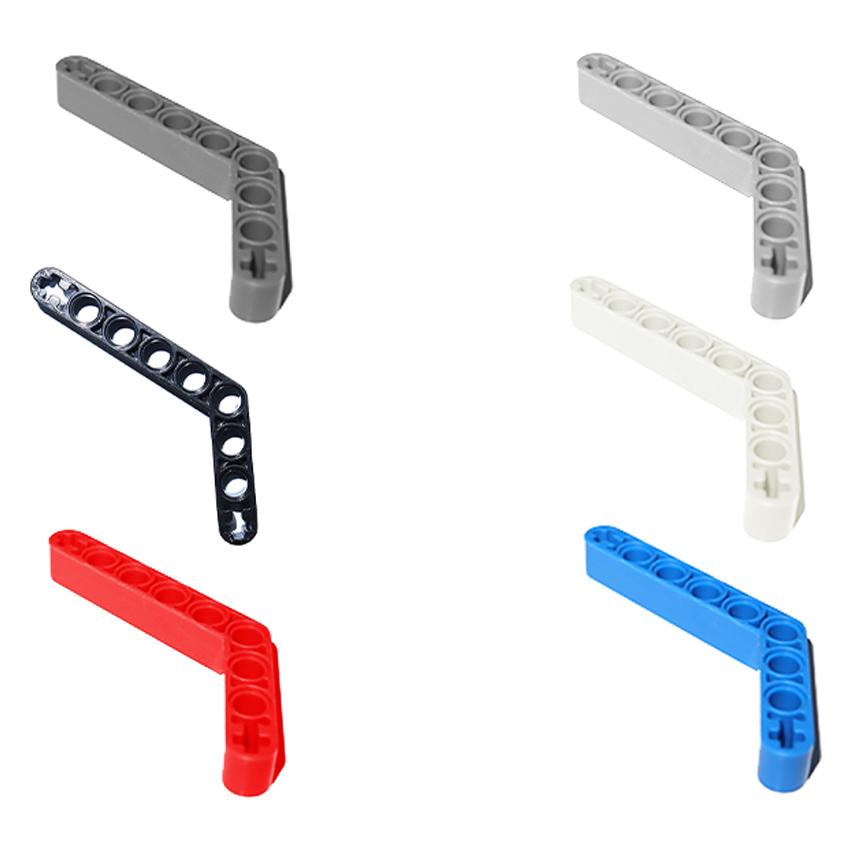 5PCS MOC 6629 High-Tech Liftarm Thick Assembles Particles Building Blocks Part 6*4 6x4 DIY Electric Educational Brick Kid Toy