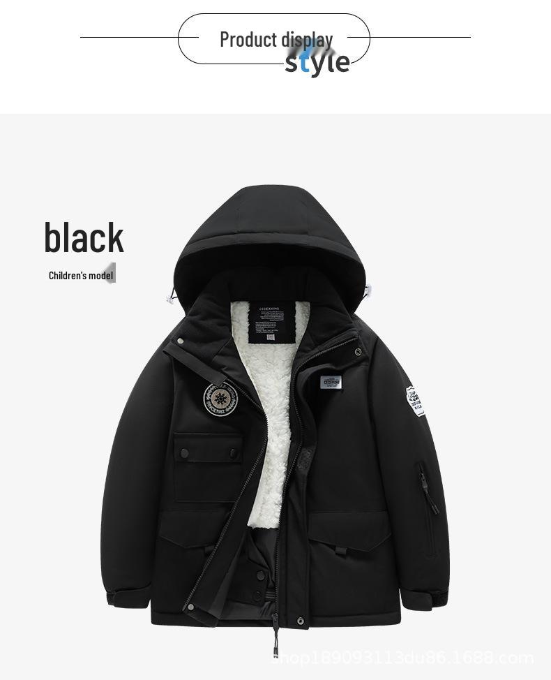 Conjunto de Fato de Esqui Infantil Impermeável e À Prova de Vento - Roupa de Inverno Quente e Moderna para Meninos e Meninas