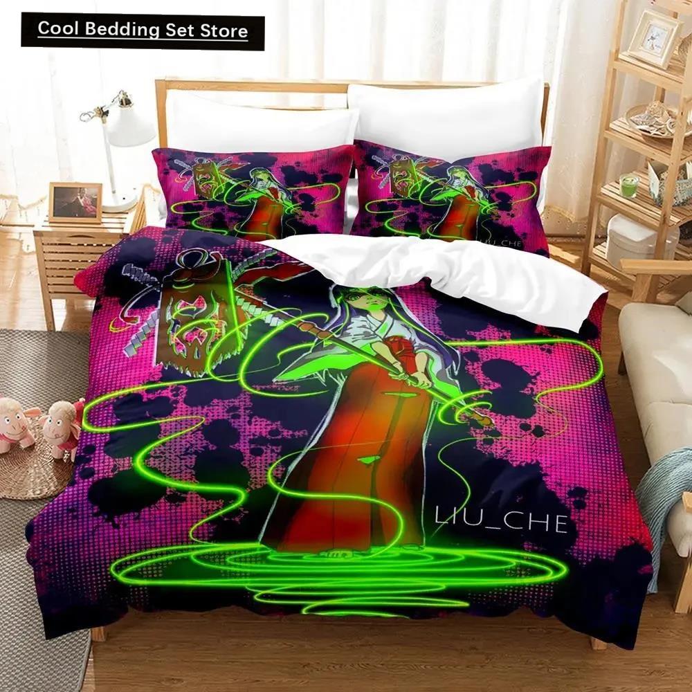 3D Anime Higurashi When They Cry Bedding Set Duvet Cover Bed Set Quilt Cover Pillowcase Comforter king Queen Size Boys Adult