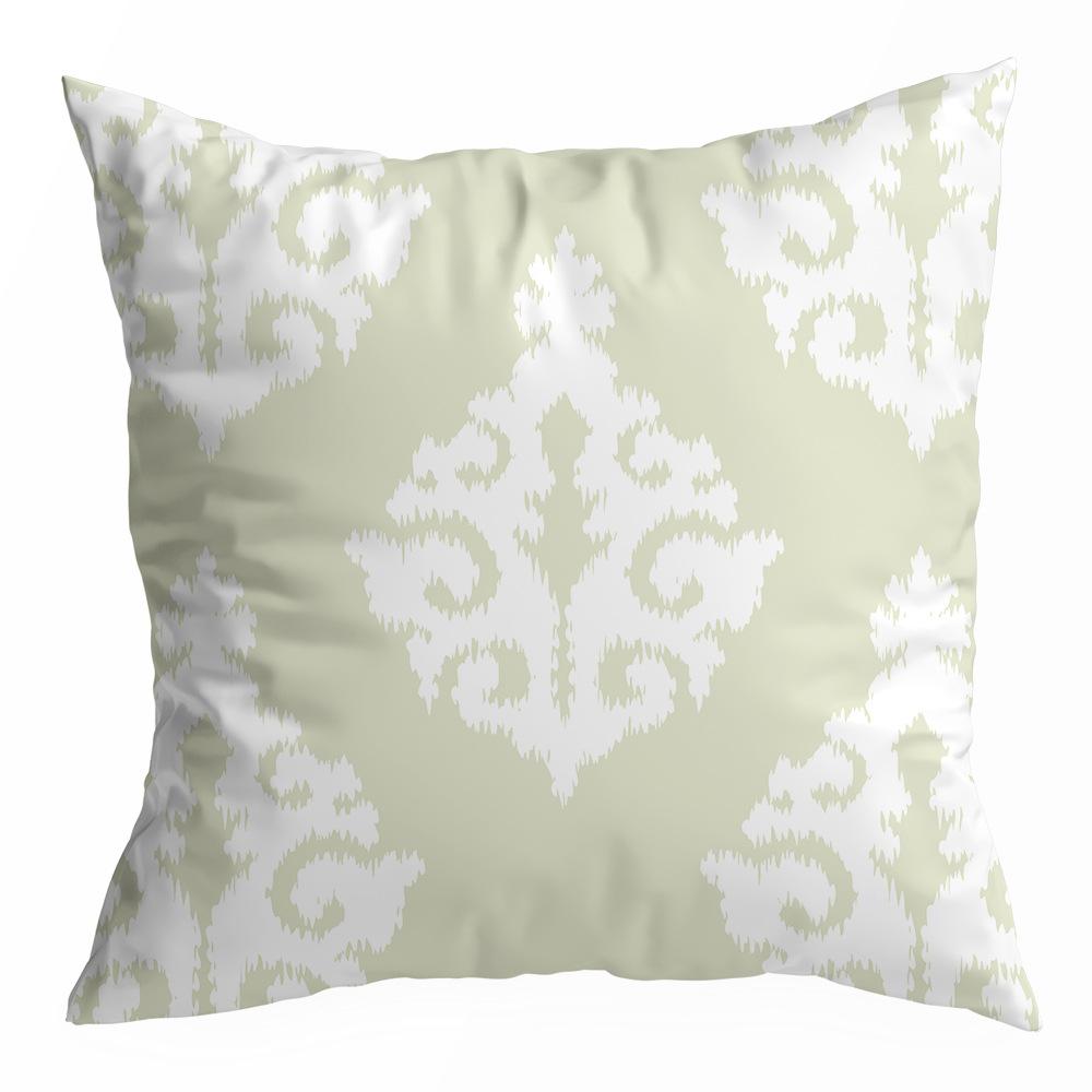 

Французско-американская наволочка с растениями и цветами Зеленая геометрическая Легкая роскошь Дом Подушка Диван Офис Спальня Спинка 45 * 45Cm without pillow core