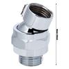 Shower Connector Ball Joint Replacement Shower Head Swivel Ball Adapter Brass Adjustable Shower Arm Connector Enduring