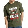 Funny Tshirt Adult Unisex Summer Tshirt Black Grandma Is My Name Squash Is My Game Trendy Unisex Tees Classic Tshirt Big Size Tee