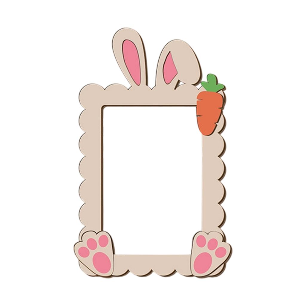 Easter Theme Wooden Photo Frame Egg Party Photo Props Desktop Creative Decoration Photo Frame