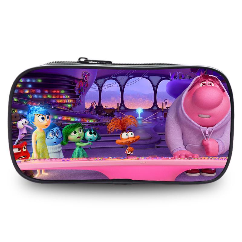 Inside Out 2 Student Large Capacity Pencil Case Oxford Cloth Durable Pouch