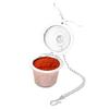 Stainless Steel Tea Strainer Mesh   Herbal Spice Filter Soup Infuser with Chain(S)