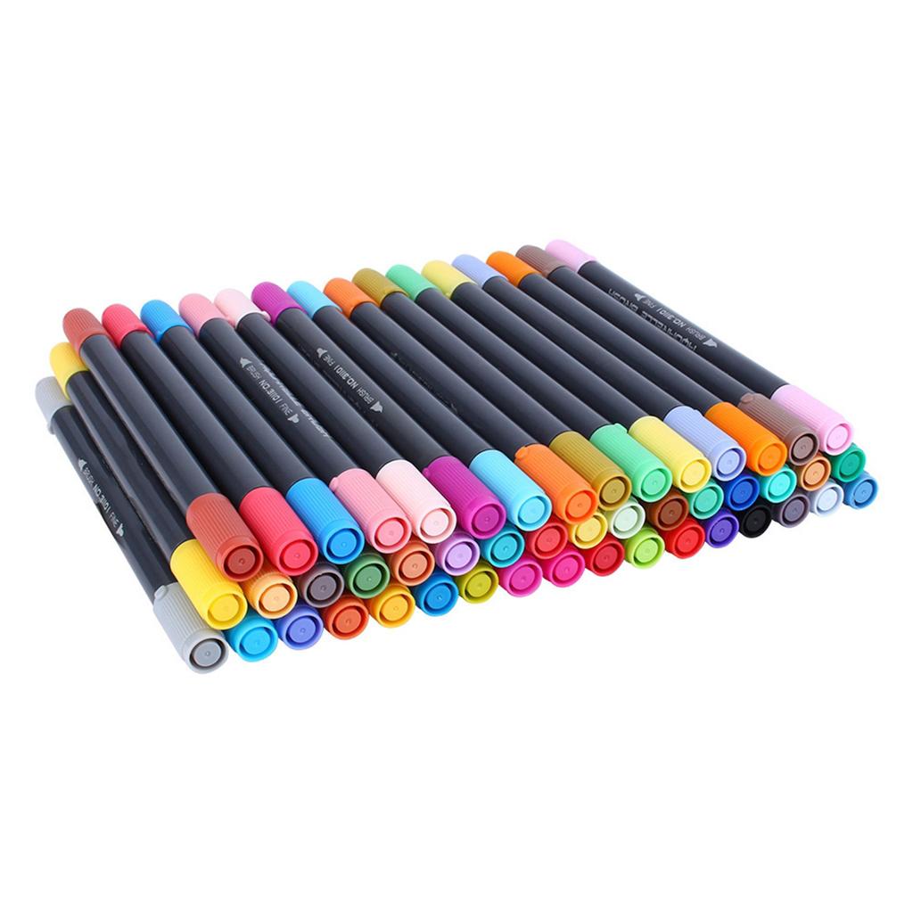 New STA Colors Watercolor Pen Cartoon Graffiti Art Sketch Markers Drawing Pens 48 Colors