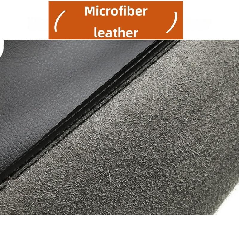 4 Doors Car Black Microfiber Leather Armrest Cover Auto Interior For Honda Civic 2016 2017 2018- Door Armrest Panel Cover