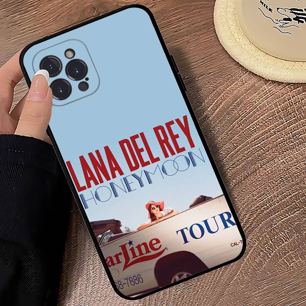 L-Lana D-Del Rey Phone Case For iPhone 16 15 14 13 12 Mini 11 Pro XS Max X XR SE 6 7 8 Plus Soft Silicone Cover
