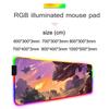 Metal Slug Mouse Pad RGB Gaming Mousepad Big LED Pad PC Desk Mat Luminous Mouse Pad Large Keyboard Mats Table Rug With Backlit