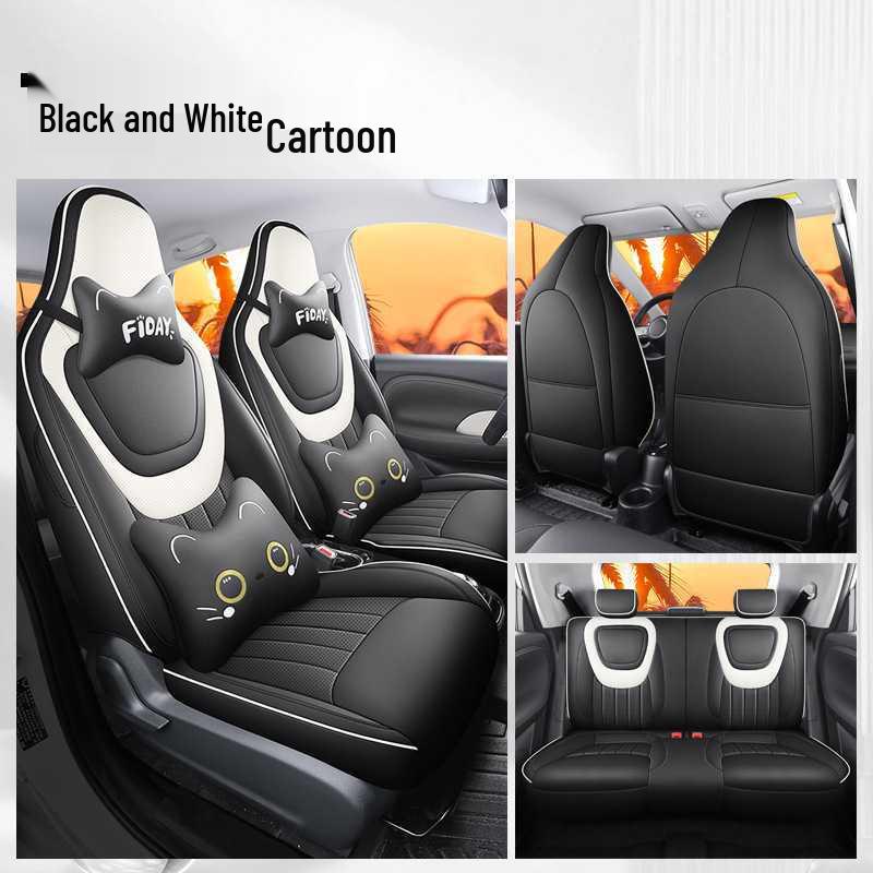 2024 Wuling Hongguang Mini Third Gen Full Coverage Cartoon Seat Cushions for Women