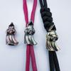 1Pcs Umbrella Rope Bracelets Accessory Undead Skull Brass Knife Beads Edc Outdoor Diy Paracord Handmade Woven Lanyard Pendant