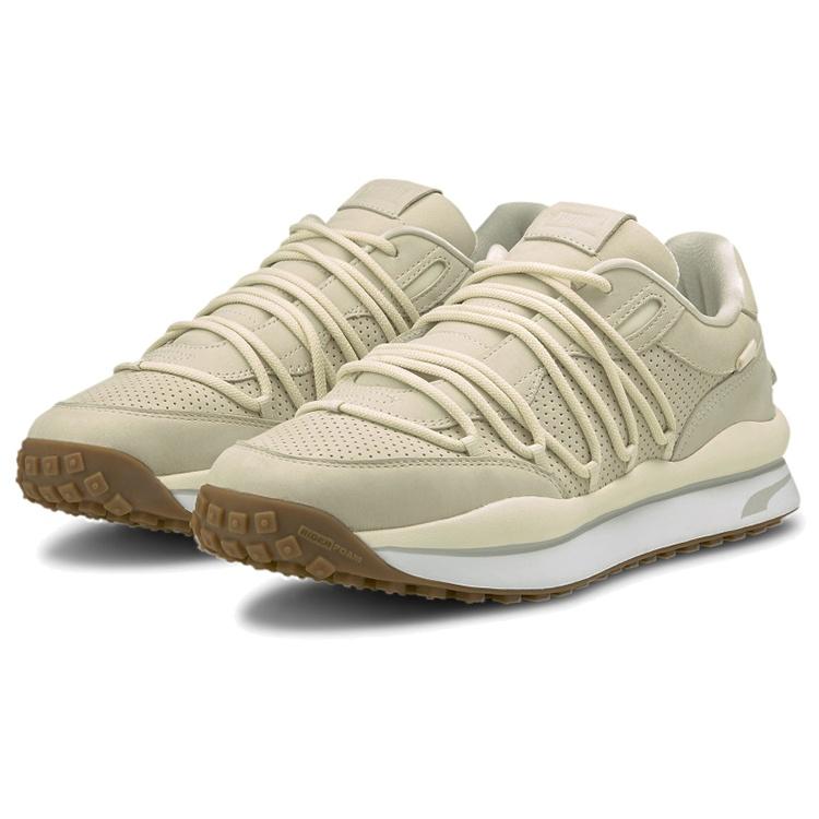 Puma Lace Rider Prm Shoes Khaki/White Men's 375956-02