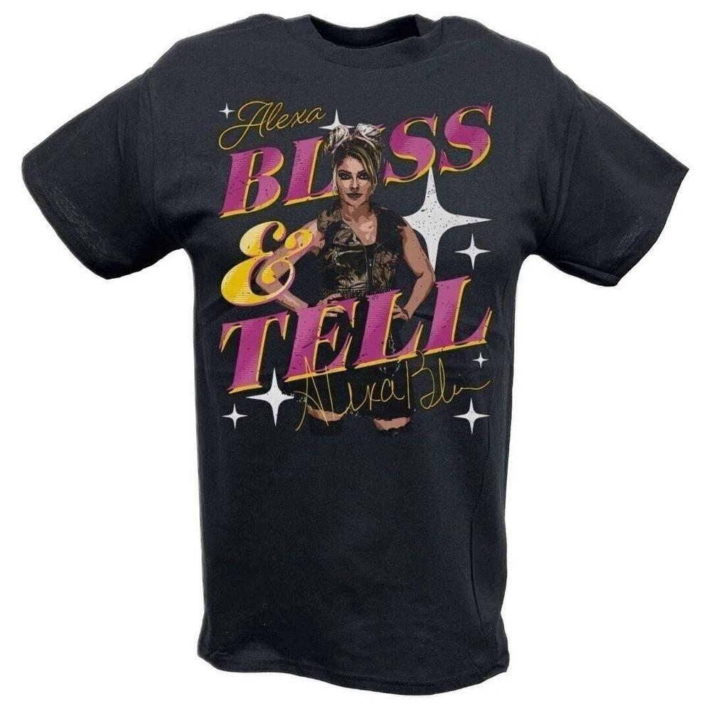Alexa Bliss and Tell Black Tshirt M