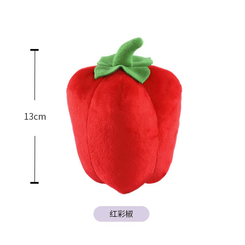 Simulation Fruits Vegetable Marine Animal Plush Toy Watermelon Pumpkin Crab Starfish Scallop Carp Soft Stuffed Plushie Doll Gift