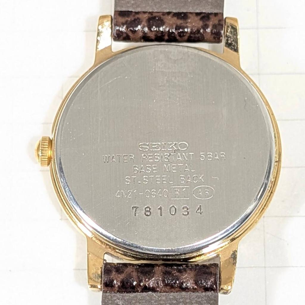 SEIKO SPIRIT Battery and Strap Working Ladies' Watch, Replaced, Condition, K-02