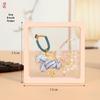Crystal Tassel Horse Pendant Sachet: Cultural Brocade Keychain Gift