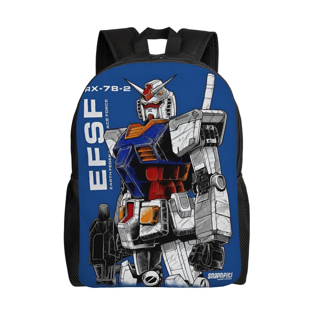 Personalized Gundams Backpacks Men Women Casual Bookbag for School College Anime Bags