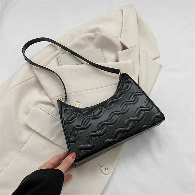 

Stylish Pu Underarm Bag For Women In Black White Green Brown Khaki Modern Design