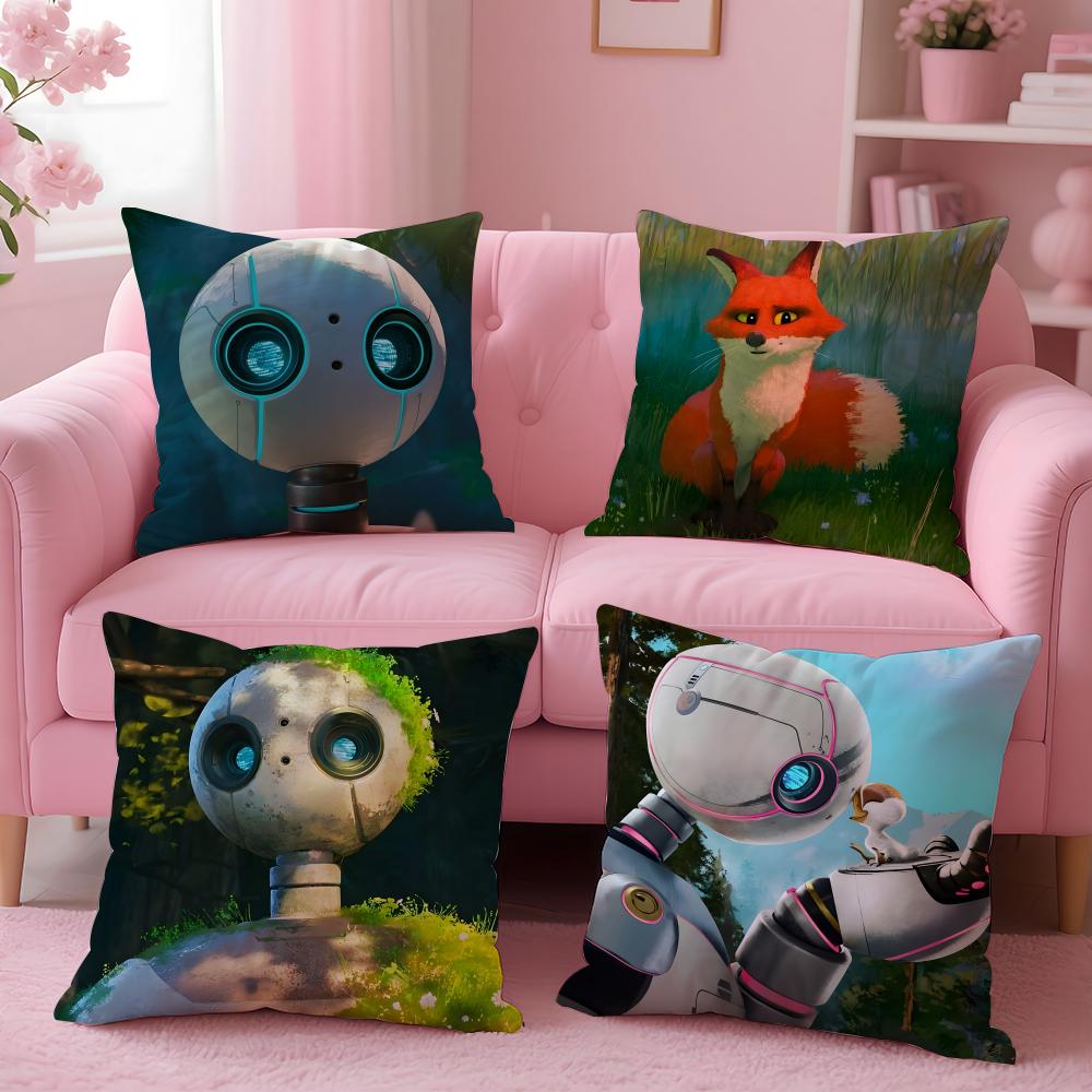 Fashion TThe Wild Robotful Cushion Cover Comfortable Durable Pillow Cover MultiScene for Home Office Car Sofa