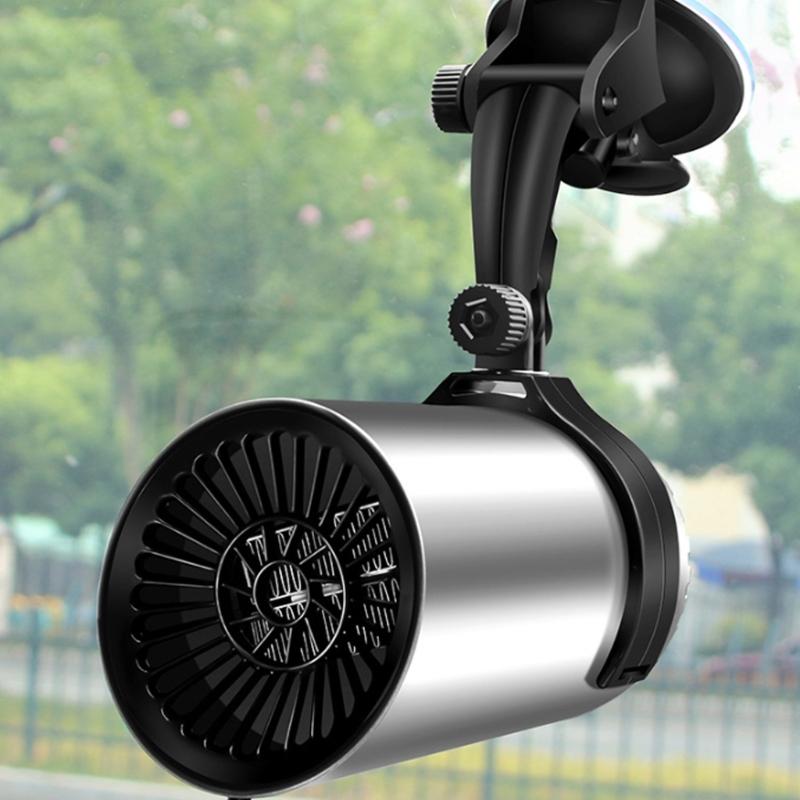 Windshield Fast Heating Defroster Portable Heater Fan Demister Heating Dryer Suction Cup Heater Fan Defogger