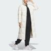 adidas Daunenjacke Drei Streifen Kapuzen-Pufferjacke Damenjacken Off-White IK2384