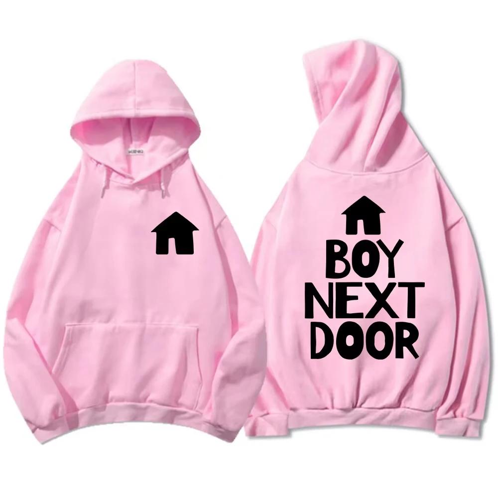 Men Streetwear Boys Band BOYNEXTDOOR Hoodies Korean Fashion Sudaderas Hombre Graphic Printing Sweatshirt Winter Top