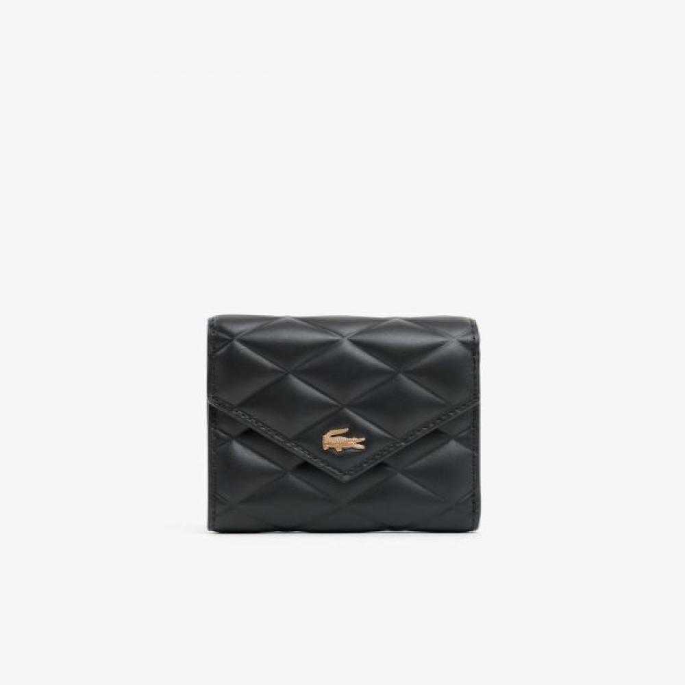 

Lacoste Crocodel Flap Wallet Bb Nf5119e56g black (000)
