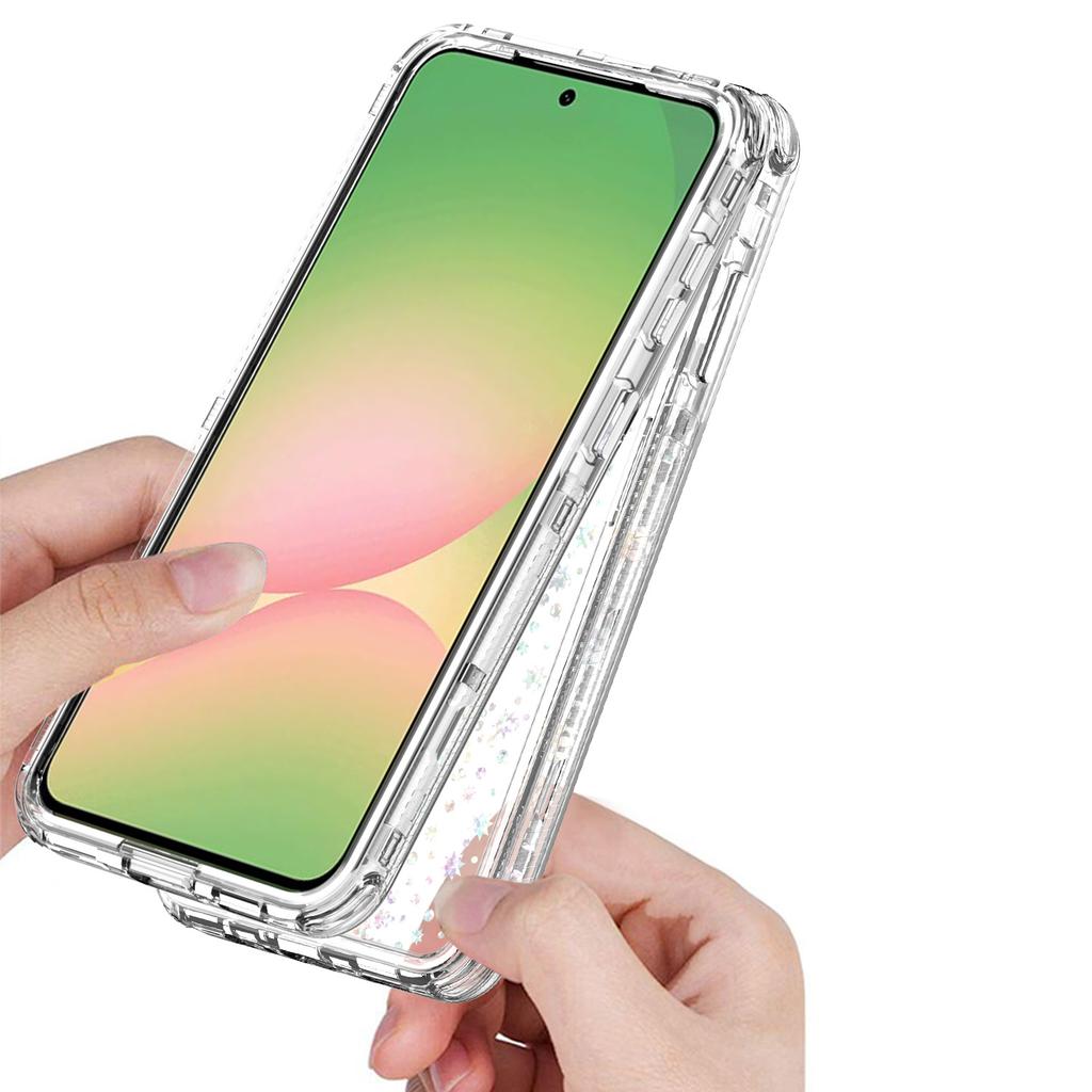 For Samsung Galaxy A57 5G Case Precise Cutouts Acrylic TPU Clear Phone Cover with Laser-printed Film