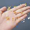 24pcs/Lot  Blank Post 4/5/6/8/10mm Earrings Studs Base Pins With Earring Plug Findings Ear Back For Jewelry Making