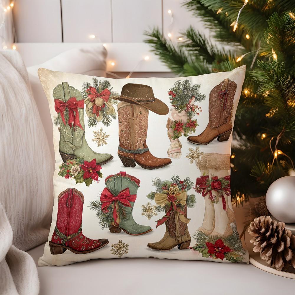 Home Decor Stylish Deer Head Art Printed Pillow Cover Pattern Cushion Cover Suitable for Sofa Bedroom Car Pillow Cover