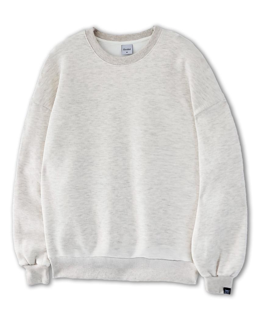 Osillos D16 (Fleece-Lined) Standard Plain Sweatshirt Ivory