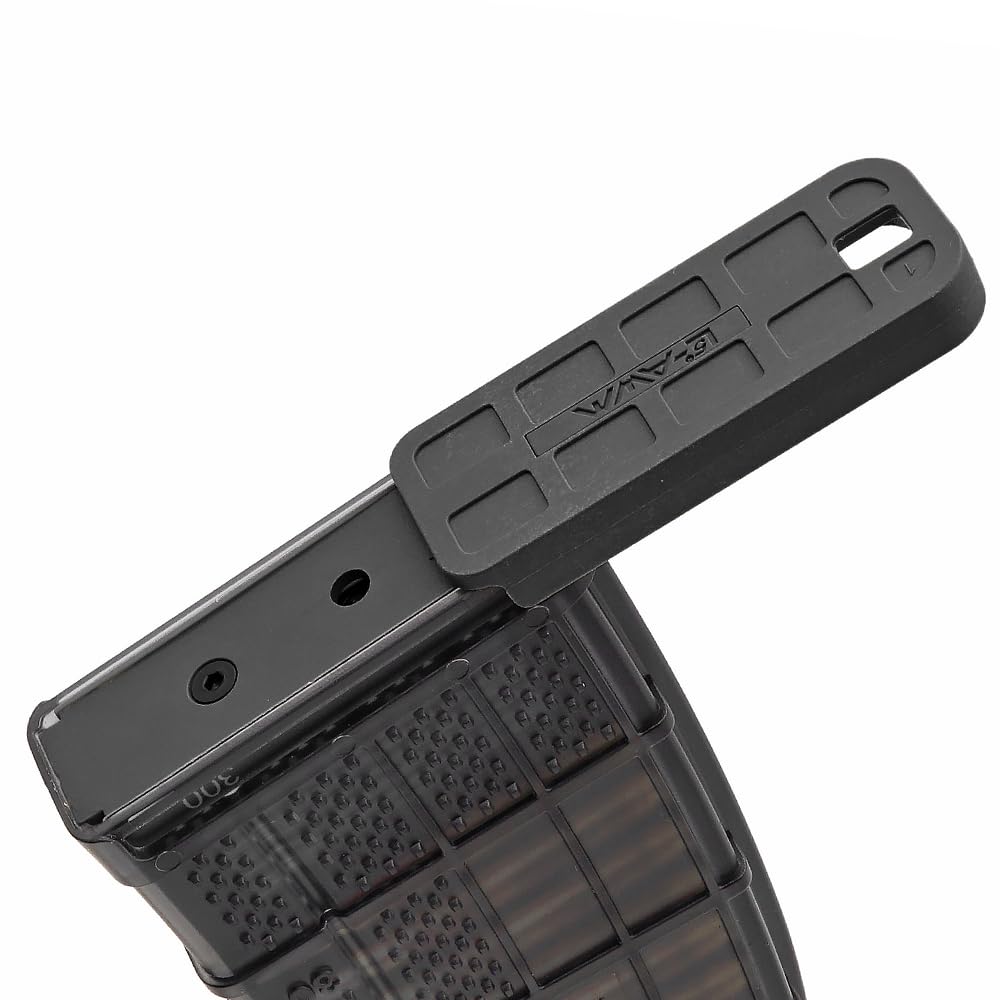 Ryohin Buhin Spare Magazine for Tokyo Marui M4 Series Electric Guns, Officially Licensed LANCER L5 AWM 300BLK, 150 Rounds, Reinforced Polymer, Black